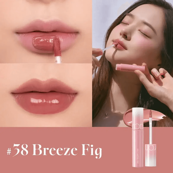 Соковитий глянцевий тінт для губ rom&nd Juicy Lasting Tint 38 Breeze Fig 6147 фото