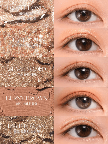 Палетка тіней для повік у коричневих відтінках rom&nd Better Than Palette 02 Mahogany Garden 6159 фото