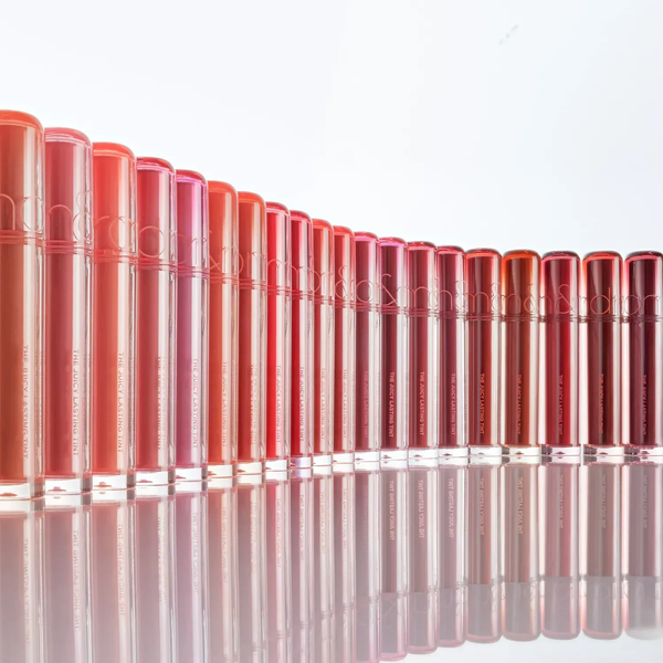 Соковитий глянцевий тінт для губ rom&nd Juicy Lasting Tint 15 Bare Fig 61128 фото